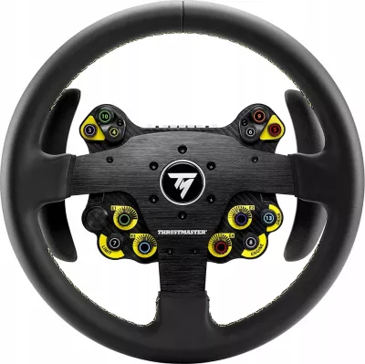 Timon garash Thrustmaster EVO Racing 32R, 32 cm, lëkurë, 25 butona, për PS5/PS4/Xbox/PC, i zi