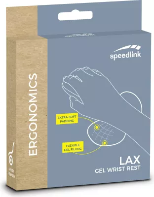 Mbështetëse dore Speedlink SL-620800-BK, Gel, Gome, Kadife, e zezë