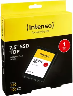 SSD disk i brendshëm Intenso Top Performance 1TB 2.5\" SATA III, e zezë