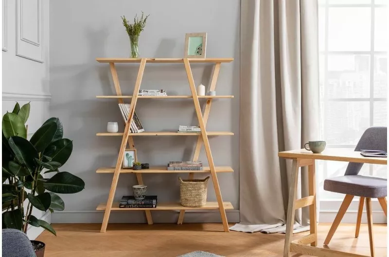Raft librash Hanah Home, Perla, ngjyrë lisi