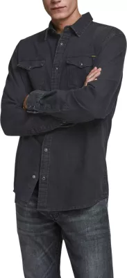 Këmishë për meshkuj Jack & Jones JJESHERIDAN L/S NOOS, e zezë [Madhësia: XL]