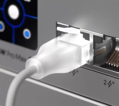 Kabëll rrjeti Ubiquiti UACC-Cable-Patch-EL-0.15M, Cat6, Translucent