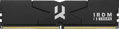 RAM Memorje GoodRam IRDM IR-6000D564L30S/32GDC DDR5 32GB 6000MHz CL30 UDIMM, e zezë, set 2x16GB