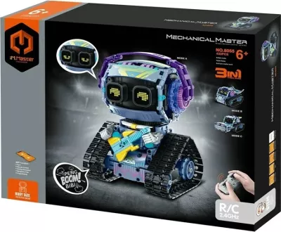 Set blloqe ndërtimi IM MASTER Mechanical Master 3-në-1, 433 pjesë, me telekomandë, për fëmijë 6+