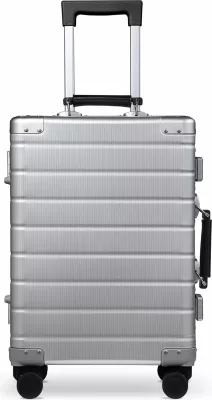 Valixhe udhëtimi Twopoint QL-03 24\", aliazh alumini-magnez, rrota 360°, dry TSA me kombinim, waterproof, argjendtë