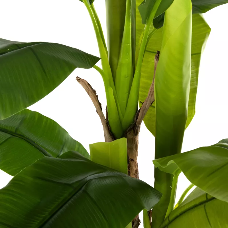 Bimë sintetike dekorative, pema banane në vazo, FH7977, 150H cm