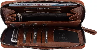 Portofol për gra, Zoozie Bags, Arthur, ngjyrë kafe e hapur (tan)