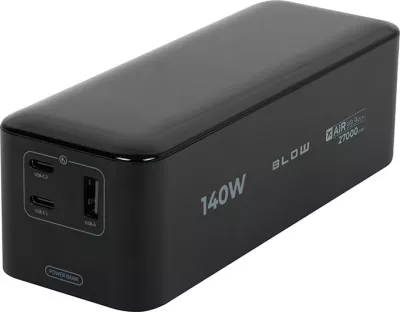 Power bank BLOW AIR99.9, 27000mAh, 140W, LCD, i zi