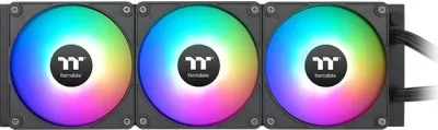 Ftohës me lëng Thermaltake TH360 V2 Ultra EX ARGB Sync, 3x120mm, ekran LCD, i zi