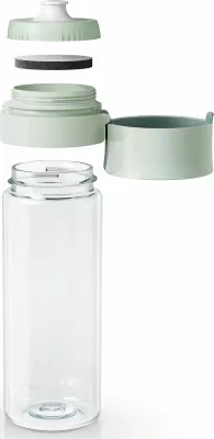 Shishe filtruese uji Brita Vital 600ml, pastel e gjelbër, me 2 MicroDisc filtra