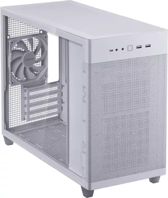 Kasë ASUS Prime AP201 Tempered Glass MicroATX 33L, e bardhë