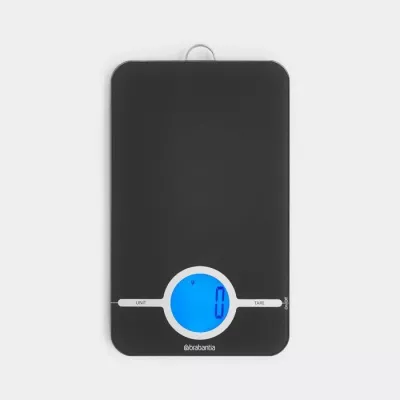 Peshore kuzhine Brabantia 122644 1 g-5 kg, e zezë