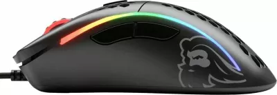 Maus Glorious Model D GD-BLACK, 12000 DPI, USB me kabllo, RGB, e zezë
