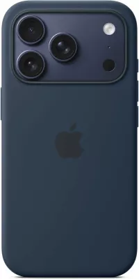 Mbështjellës silikoni Apple iPhone 17 Pro me MagSafe 6.3\", Midnight blu e errët