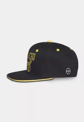 Kapelë snapback Difuzed Pokémon Angry Pika, pambuk twill, e zezë/verdhe