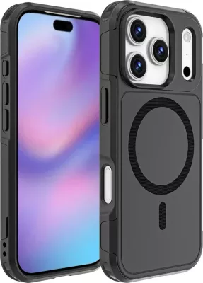 Mbështjellës 4smarts për Apple iPhone 17 Pro, i zi, shock resistant