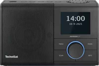 Radio digjitale TechniSat DigitRadio 217, e zezë