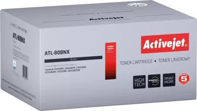 Toner Activejet ATL-80BNX për printer Lexmark, i zi