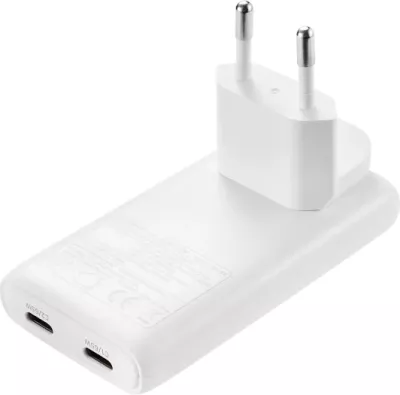 Karikues udhëtimi Sandberg 4in1 TravelCharger 2x USB-C 65W GaN III, i bardhë, me adaptera EU/UK/AU