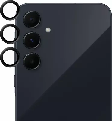 Mbrojtës xhami kamerë PanzerGlass për Samsung A55 5G, i zi