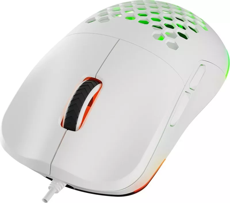 Maus gaming Rampage BLINK, RGB, sensor optik, i bardhë