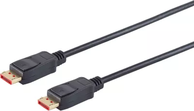 Kabllo DisplayPort 1.4, No-Name, 0.5m, 8K, e zezë