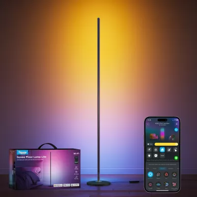 Lambader smart Govee Floor Lamp Lite, RGBICW, Wi‑Fi, 16 milion ngjyra