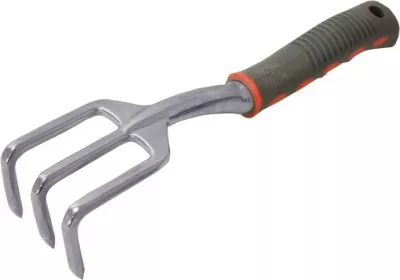 Grabujë dore Proline 40068, çelik inox, dorezë ergonomike, zi/kuqe