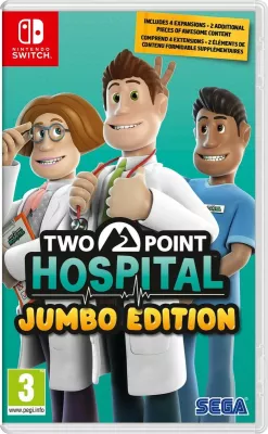 Lojë Nintendo Switch SEGA Two Point Hospital Jumbo Edition (bazë + 4 zgjerime + 2 paketa)