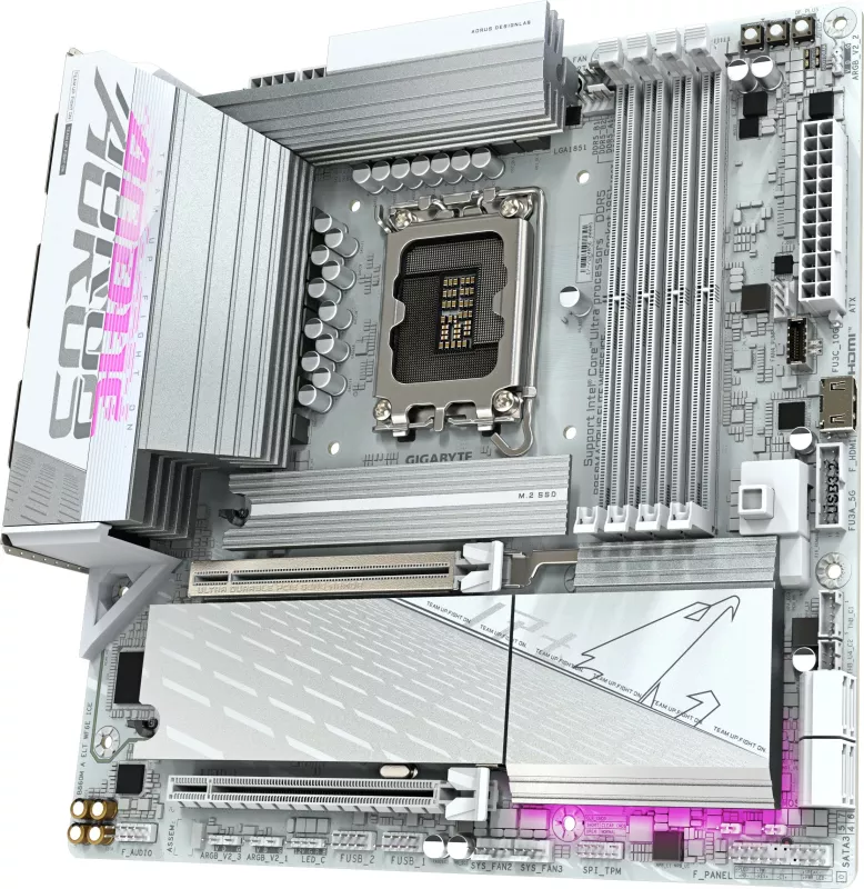 Kartelë grafike Gigabyte B860M A ELT WF6E ICE, 32 GB, e bardhë