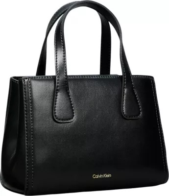 Çantë mini tote crossbody Calvin Klein LV04F3520G, e zezë