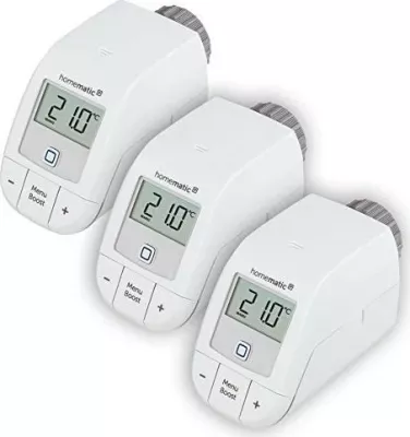 Termostat radiatorësh eQ-3 Homematic IP, Set 5 copë, i bardhë