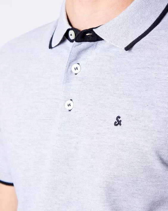 Maicë polo për meshkuj Jack & Jones, hiri [Madhësia: M]