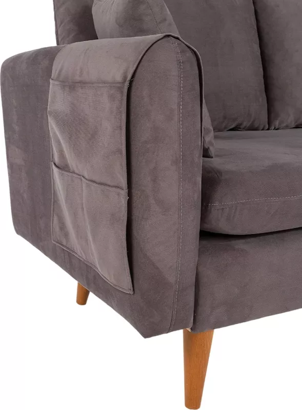 Divan treshe Atelier del Sofa, Sofia, antracit
