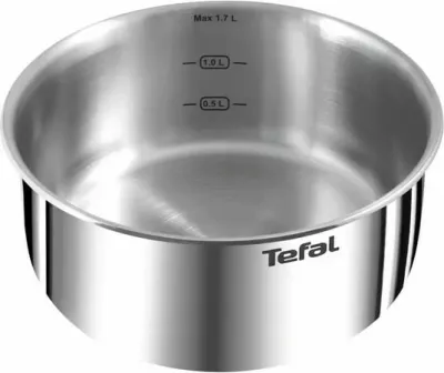 Set tenxheresh Tefal Ingenio L8964S55, 4 copë, çelik inoks, dorezë e zezë