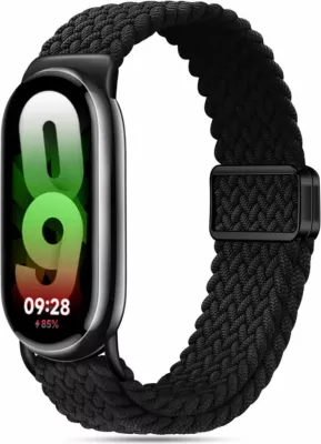 Rrip najloni Tech-Protect NylonMag për Xiaomi Smart Band 8/9/NFC, i zi