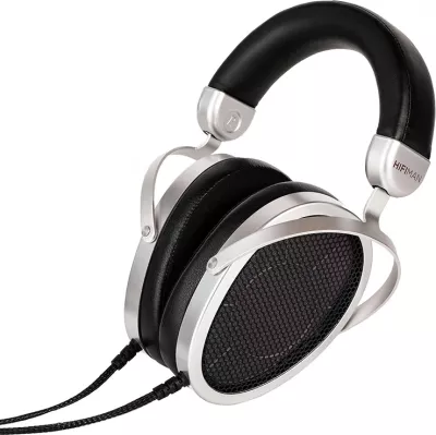 Kufje HiFiMAN Mini Shangri La elektrostatike, Wired, argjendtë/zezë