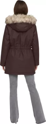 Pallto parka për femra Only ONLMATHILDA 15370930, kafe [Madhësia: L]