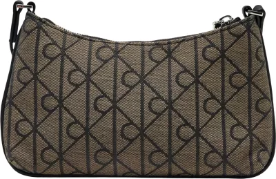 Çantë mini për femra Calvin Klein LV04F1164G, e zezë-bezhë