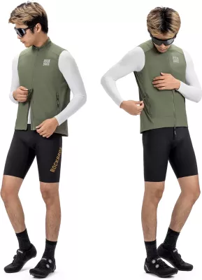 Jelek kundër erës për çiklizëm Rockbros YDMJ003, XXL, pranverë/vjeshtë, UPF50+, jeshile
