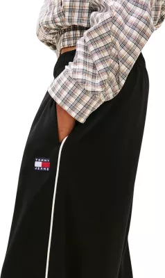 Pantallona sportive për femra Tommy Hilfiger Jeans DW0DW22633, të zeza [Madhësia: L]