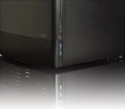 Kasë Fractal Design NODE 804, Cube, micro ATX, e zezë