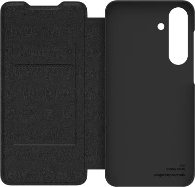 Mbështjellës Samsung by Anymode Wallet Flip Case për Galaxy S25 FE, i zi