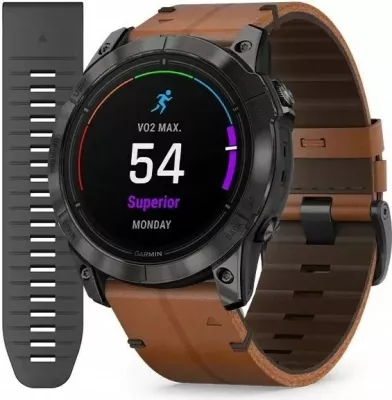 Orë sportive Garmin Epix Pro Gen 2, 51mm, Sapphire, 32GB, gri me veshje karboni