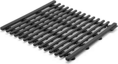 Shtroje silikoni për lavaman Brabantia 302589, 30x30 cm (shtrihet 30-45 cm), gri e errët