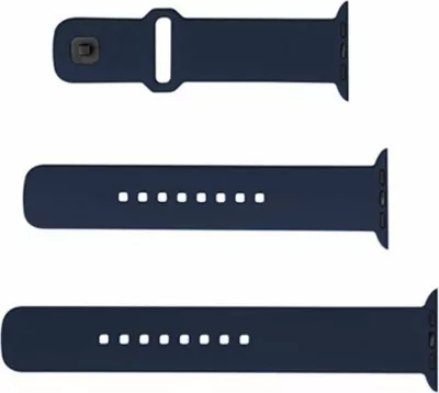Rrip silikoni Fixed Sporty FIXSST2-436-BL për Apple Watch 38/40/41 mm, 160-225 mm, set 3 copë, kaltër