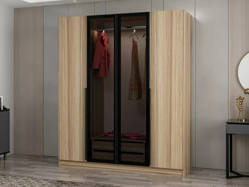 Dollap Hanah Home, Kale Plus - 7818, ngjyrë fume