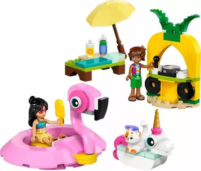 Lodra Lego për fëmijë Friends Unicorn and Flamingo Pool Party