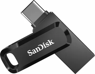 USB memorje SanDisk Ultra Dual Drive Go SDDDC3-128G-G46 128GB USB-C/USB-A e zezë