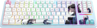 Tastierë mekanike Redragon Antonium PRO K728AK-RGB-PRO, 80%, RGB, wireless/wired, blue